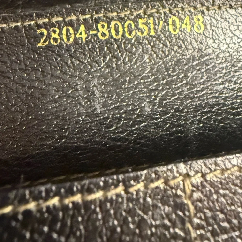 Vintage Fendi Zucca Monogram FF Logo Wallet with COA
